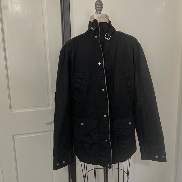 Goodfellow & Co Men's Weather Resistant Jacket Black color size M - Picture 4 of 8